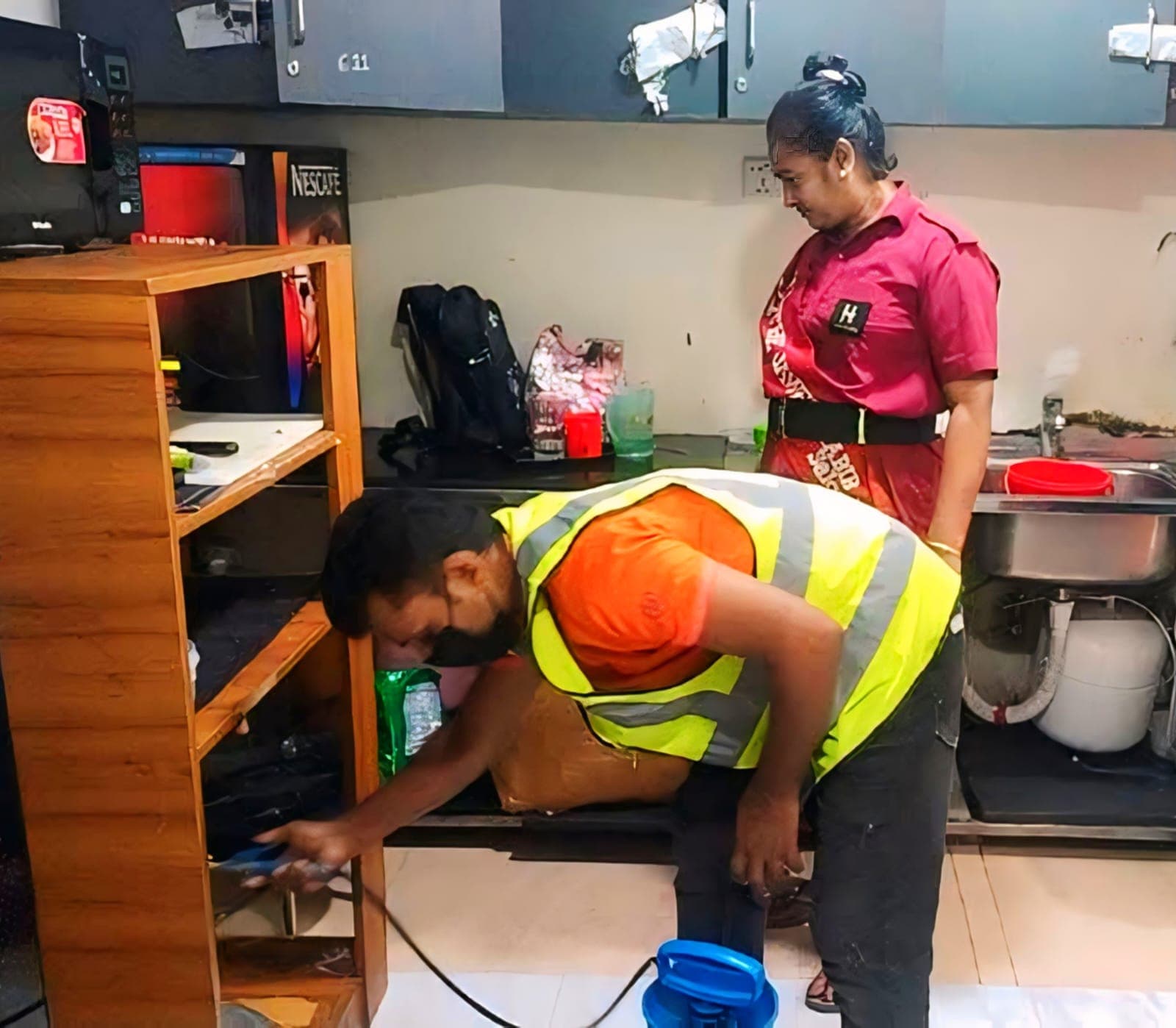 Commercial kitchen sanitation